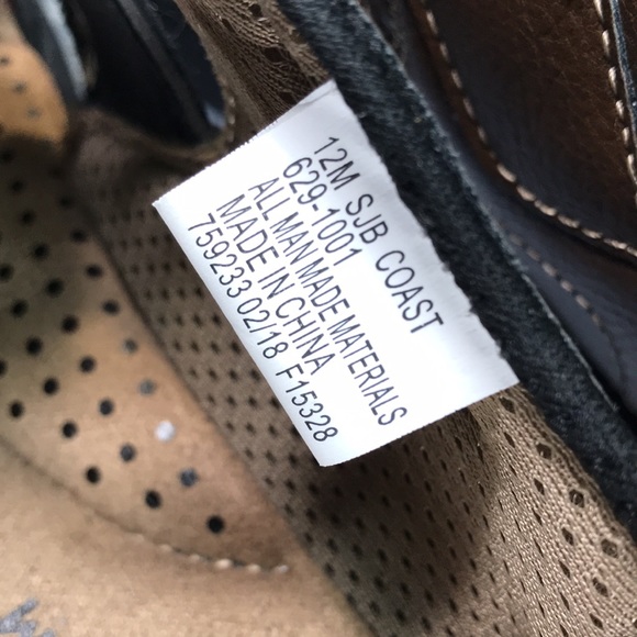 St. John’s Bay Coast Brown Fisherman Velcro Sandals Men’s 12M ☀️Brand NEW☀️ - Picture 8 of 13